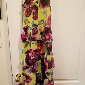 Floral formal dress size 10